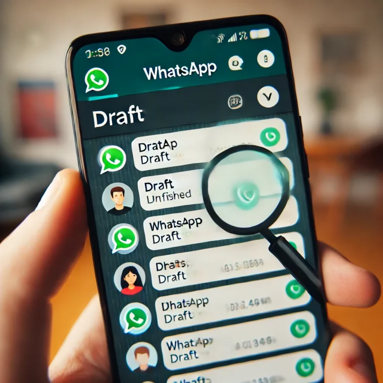 WhatsApp Qaralamalar Xüsusiyyəti